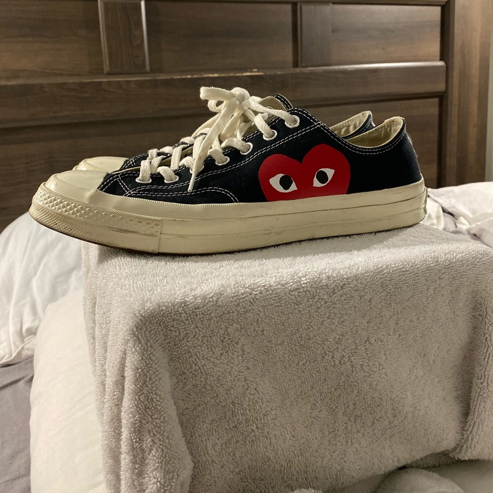 comme des garcons converse low (black)